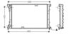 ASHUKI N653-10 Radiator, engine cooling